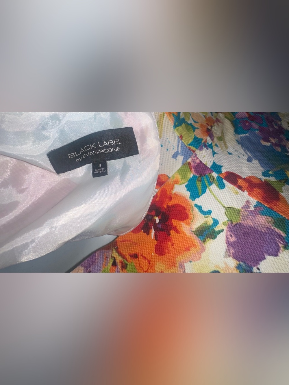 Floral Fit & Flare Midi Dress in Multicolor - Picture 3 of 3